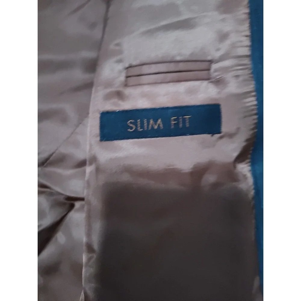 Jos. A Bank Slim Fit Blazer Suit Men's Size 42L Tal‎ 100% Wool